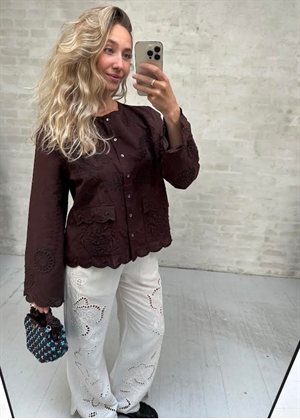 Ester skjorte Seal Brown Sissel Edelbo 